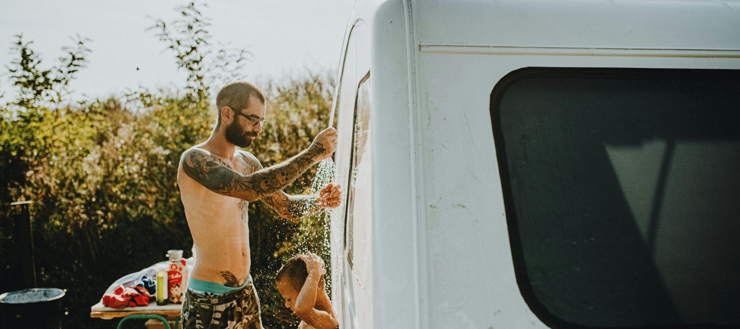 Ducha interior furgoneta camper instalación